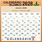 Calendário Islâmico 2028