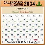 Calendário Islâmico 2034