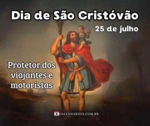 Dia de São Cristóvão: Celebrando o Protetor dos Viajantes e Motoristas